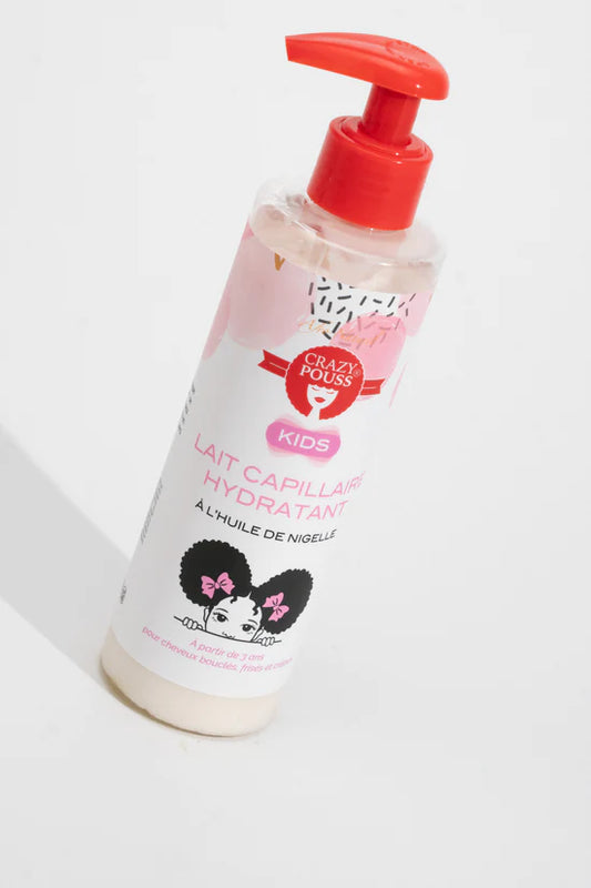 CRAZY POUSS - Lait Capillaire crazy Kids - Produit capillaire pour prendre soin des cheveux crépus et bouclés de vos enfants