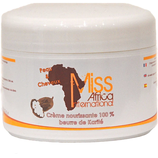 MISS AFRICA INTERNATIONAL  Crème Nourissante 100% Beurre De Karité