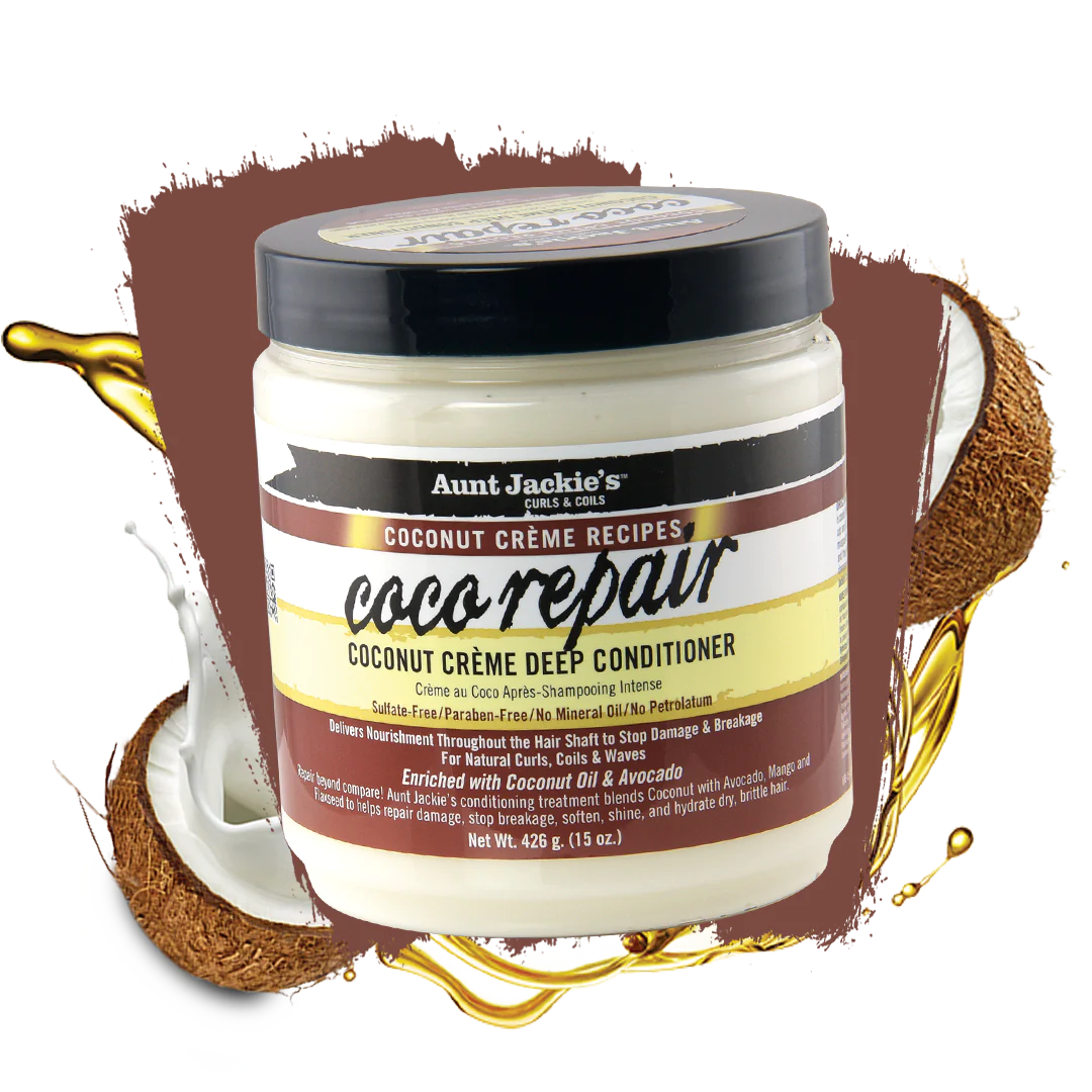 AUNT JACKIE'S COCONUT BUTTER   Après-Shampooing "Coco Repair"