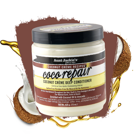 AUNT JACKIE'S COCONUT BUTTER   Après-Shampooing "Coco Repair"