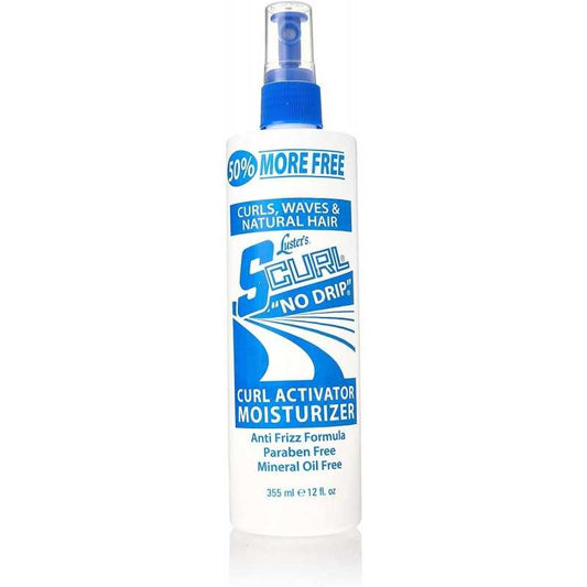 Spray Hydratant Activateur de Boucles - No Drip LUSTER'S SCURL 355 ml