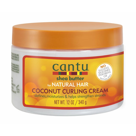 CANTU SHEA BUTTER FOR NATURAL HAIR   Coconut Curling Cream 12 oz