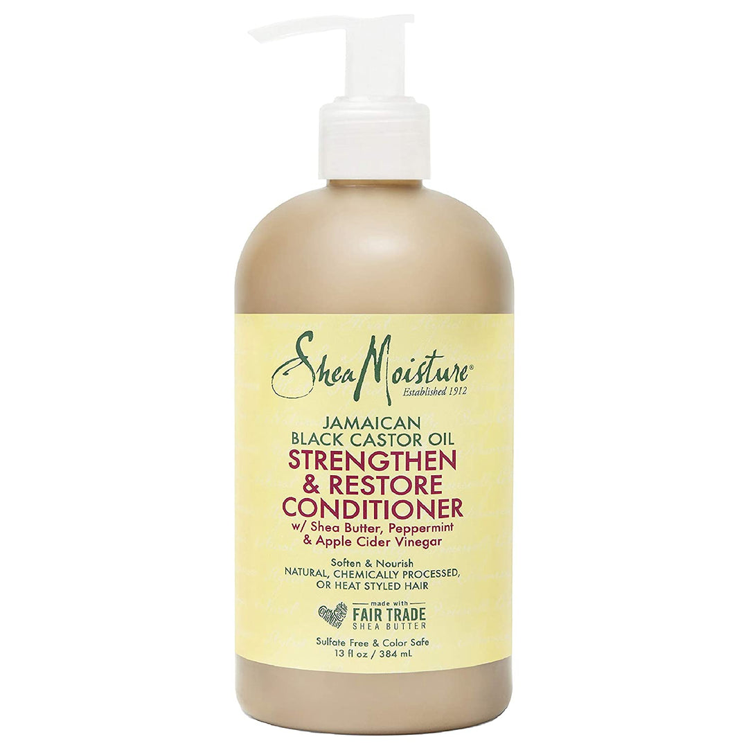 SHEA MOISTURE JAMAICAN BLACK CASTOR   Après-Shampooing Croissance