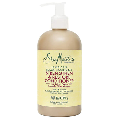 SHEA MOISTURE JAMAICAN BLACK CASTOR   Après-Shampooing Croissance