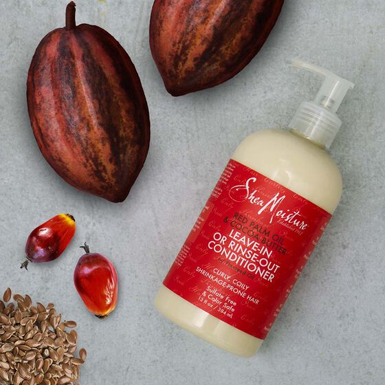 SHEA MOISTURE RED PALM OIL & COCOA BUTTER   Après-Shampooing Sans Rinçage