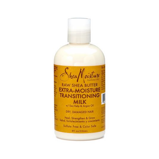 SHEA MOISTURE RAW SHEA BUTTER   Lait Capillaire Hydratation Extrême "Extra Moisture"