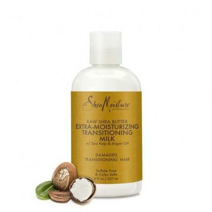 SHEA MOISTURE RAW SHEA BUTTER   Lait Capillaire Hydratation Extrême "Extra Moisture"