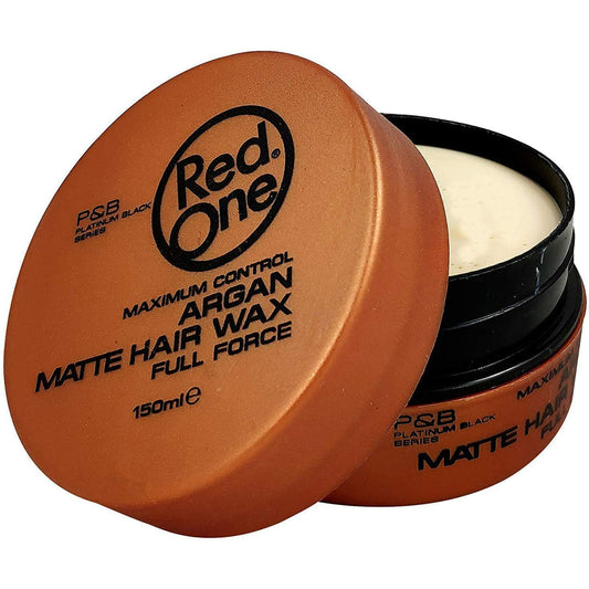 RED ONE MATTE HAIR WAX  Cire Capillaire Argan