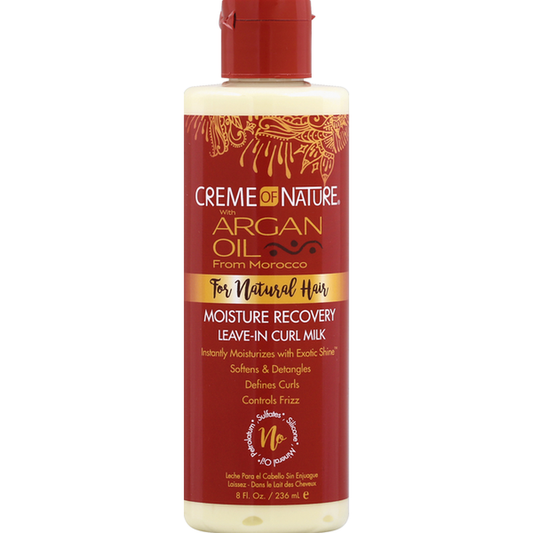 CREME OF NATURE ARGAN OIL  Lait Pour Boucles Sans Rinçage