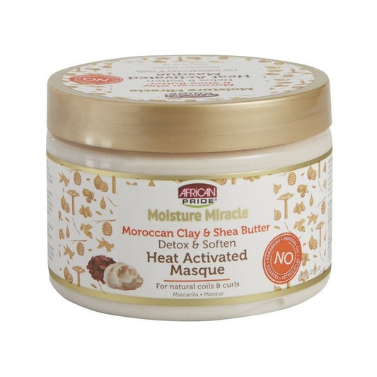 AFRICAN PRIDE MOISTURE MIRACLE   Masque Capillaire Detox Karité Et Argile