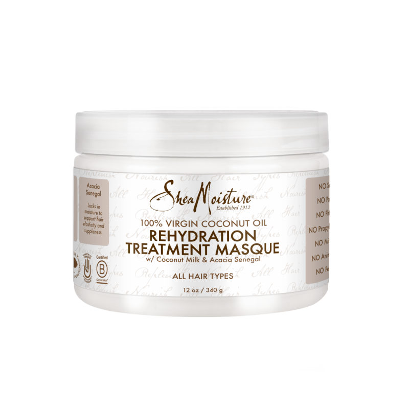 SHEA MOISTURE 100% VIRGIN COCONUT OIL   Masque Capillaire