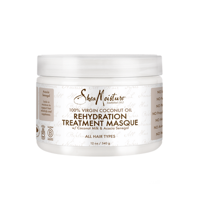 SHEA MOISTURE 100% VIRGIN COCONUT OIL   Masque Capillaire