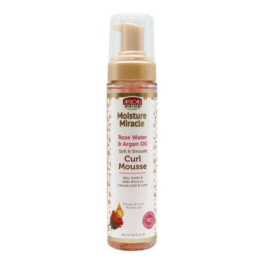 AFRICAN PRIDE MOISTURE MIRACLE   Mousse A L'eau De Rose & l'Huile d'Argan